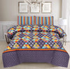 Geometric Luxe Cotton Printed Bedsheet Set - Khan Tex