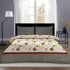 Lime Cotton Printed Bedsheet Set - Khan Tex