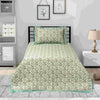 Nova Dark Pistachio Multani Bedsheet Set - Khan Tex