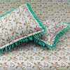 Nova Dark Pistachio Multani Bedsheet Set - Khan Tex