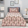 Nova Light Red Multani Bedsheet Set - Khan Tex