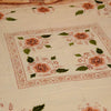 Orange Pulp Cotton Embroidery Bedsheet Set - Khan Tex