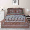 Pearl Khaddar Sapphire 4 Pillow Multani Bedsheet Set - Khan Tex