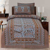 Pearl Khaddar Sapphire 4 Pillow Multani Bedsheet Set - Khan Tex