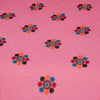 Pink Cultural Cotton Embroidery Bedsheet Set - Khan Tex