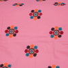 Pink Cultural Cotton Embroidery Bedsheet Set - Khan Tex