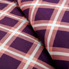 Radiant Check Cotton Printed Bedsheet Set - Khan Tex