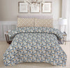Reverie Cotton Printed Bedsheet Set - Khan Tex