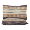 Ronak Black 4 Pillow Multani Bedsheet Set - Khan Tex