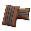 Ruby Khaddar Dark Brown Multani Bedsheet Set - Khan Tex
