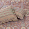 Ruby Khaddar Dark Brown Multani Bedsheet Set - Khan Tex
