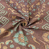 Ruby Khaddar Dark Brown Multani Bedsheet Set - Khan Tex