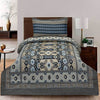 Ruby Khaddar Ferozi Olive Multani Bedsheet Set - Khan Tex