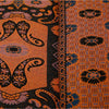 Ruby Khaddar Orange Brown Multani Bedsheet Set - Khan Tex
