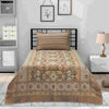 Ruby Khaddar Rust Multani Bedsheet Set - Khan Tex