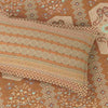Ruby Khaddar Rust Multani Bedsheet Set - Khan Tex
