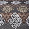 Sapphire Brown Grey 4 Pillow Multani Bedsheet Set - Khan Tex