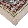 Sapphire Maroon Grey 4 Pillow Multani Bedsheet Set - Khan Tex