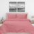 Pink Blush Self Embossed Bed Spread