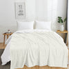 Snowie Waffle Fleece Throw Blanket - Khan Tex