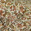 Tulip Green Red Flora 4Pcs Bridal Bedsheet Set - Khan Tex