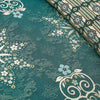 Zircon Sea Green Multani Bed Sheet Set - Khan Tex