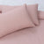 Tea-Pink Plain Cotton Bedsheet Set