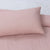 Tea-Pink Plain Cotton Bedsheet Set