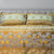 Glitter Brown Gold Multani Bed Sheet Set