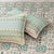 Prime Border Seagreen 4 Pillow Multani Bedsheet Set