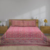 Diamond Khaddar Pink Multani Bed Sheet Set - Khan Tex