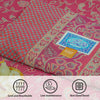 Diamond Khaddar Pink Multani Bed Sheet Set - Khan Tex