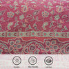 Diamond Khaddar Pink Multani Bed Sheet Set - Khan Tex