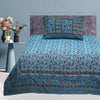 Diamond Khaddar Sapphire Multani Light Weight Bed Sheet Set - Khan Tex