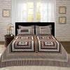 Elaganza Brown 4 Pillow Multani Bedsheet Set - Khan Tex