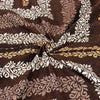 Elaganza Brown 4 Pillow Multani Bedsheet Set - Khan Tex