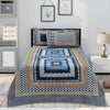 Elaganza Ferozi 4 Pillow Multani Bedsheet Set - Khan Tex