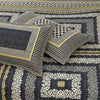 Elaganza Grey Dark 4 Pillow Multani Bedsheet Set - Khan Tex