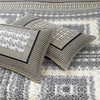 Elaganza Grey Light 4 Pillow Multani Bedsheet Set - Khan Tex
