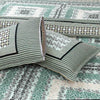 Elaganza Seagreen Light 4 Pillow Multani Bedsheet Set - Khan Tex