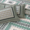 Elaganza Seagreen Light 4 Pillow Multani Bedsheet Set - Khan Tex