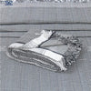 Grey White Traditional Khais Pair - Khan Tex