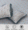 Nova Grey Pink Bedsheet Set - Khan Tex