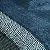 Ocean Blue Fleece Blanket Set - Khan Tex