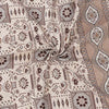 Prime Border Brown 4 Pillow Multani Bedsheet Set - Khan Tex