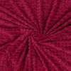 Red Waffle Fleece Throw Blanket - Khan Tex