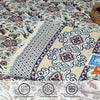 White Rose Multani Bed Sheet Set - Khan Tex
