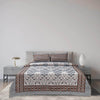 Zircon Grey Multani Bedsheet - Khan Tex